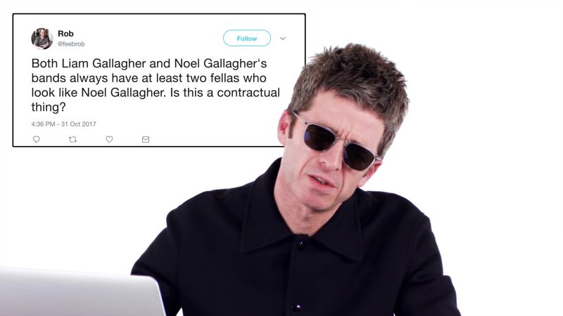 Noel Gallagher Goes Undercover on Twitter Instagram Reddit and Quora