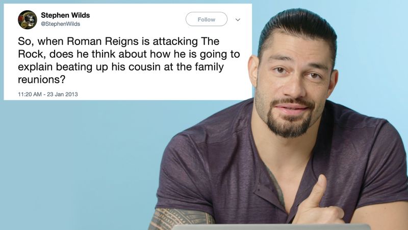 Watch Actually Me Roman Reigns Goes Undercover On Reddit