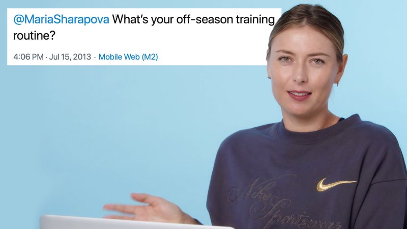 Watch Actually Me Maria Sharapova Goes Undercover On Youtube Twitter And Instagram Gq Video Cne Gq Com Gq