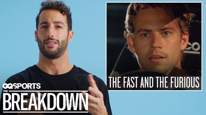 Watch Formula 1 Driver Daniel Ricciardo Breaks Down Racing Movies The Breakdown Gq