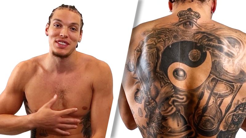 Watch Aaron Gordon Breaks Down His Tattoos | Tattoo Tour | GQ