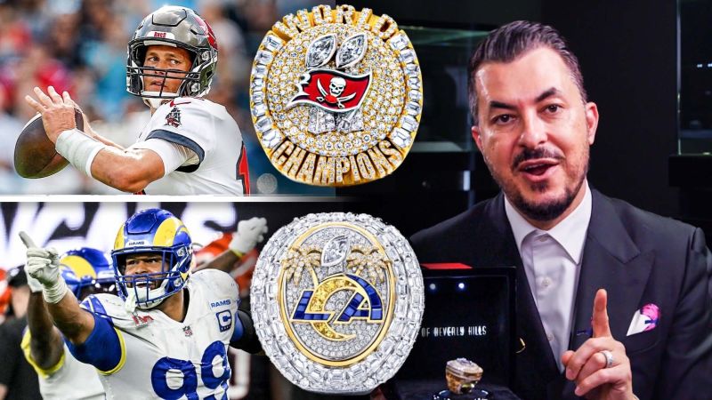 Inside NFL Championship Rings Rams Buccaneers with Jason of Beverly Hills