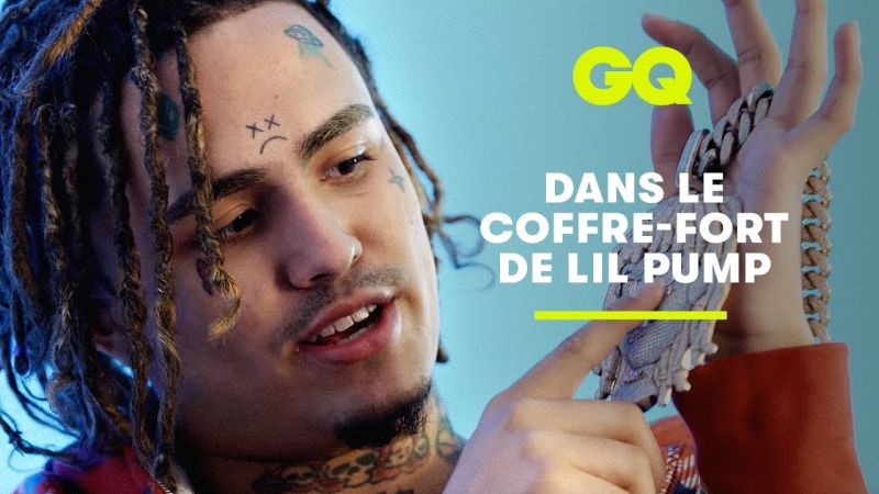 Lil Pump devoile sa collection de bijoux GQ France