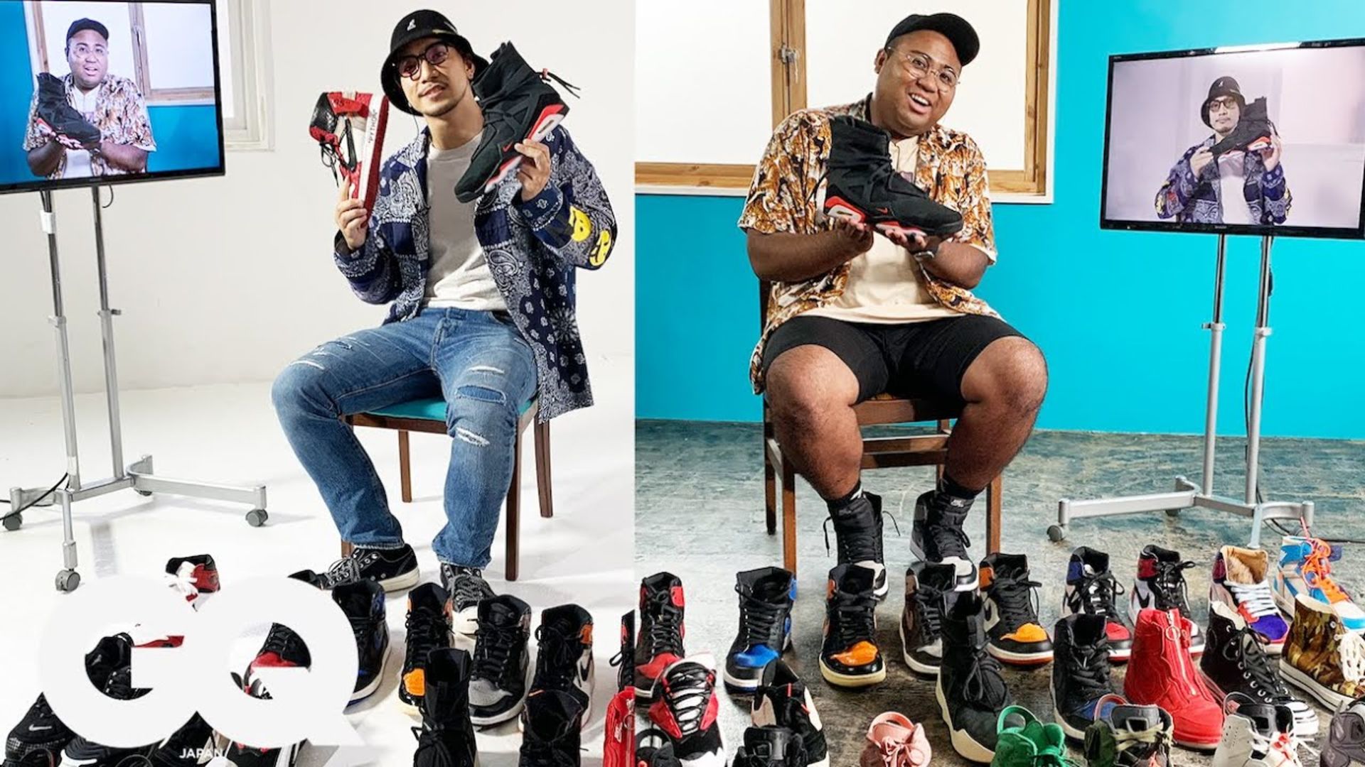 DOBERMAN INFINITY・SWAYのスニーカーコレクション！アントニーも驚いた、日本に1足だけのエアジョーダンとは？| Sneaker  Holics S4 #1 |GQ JAPAN