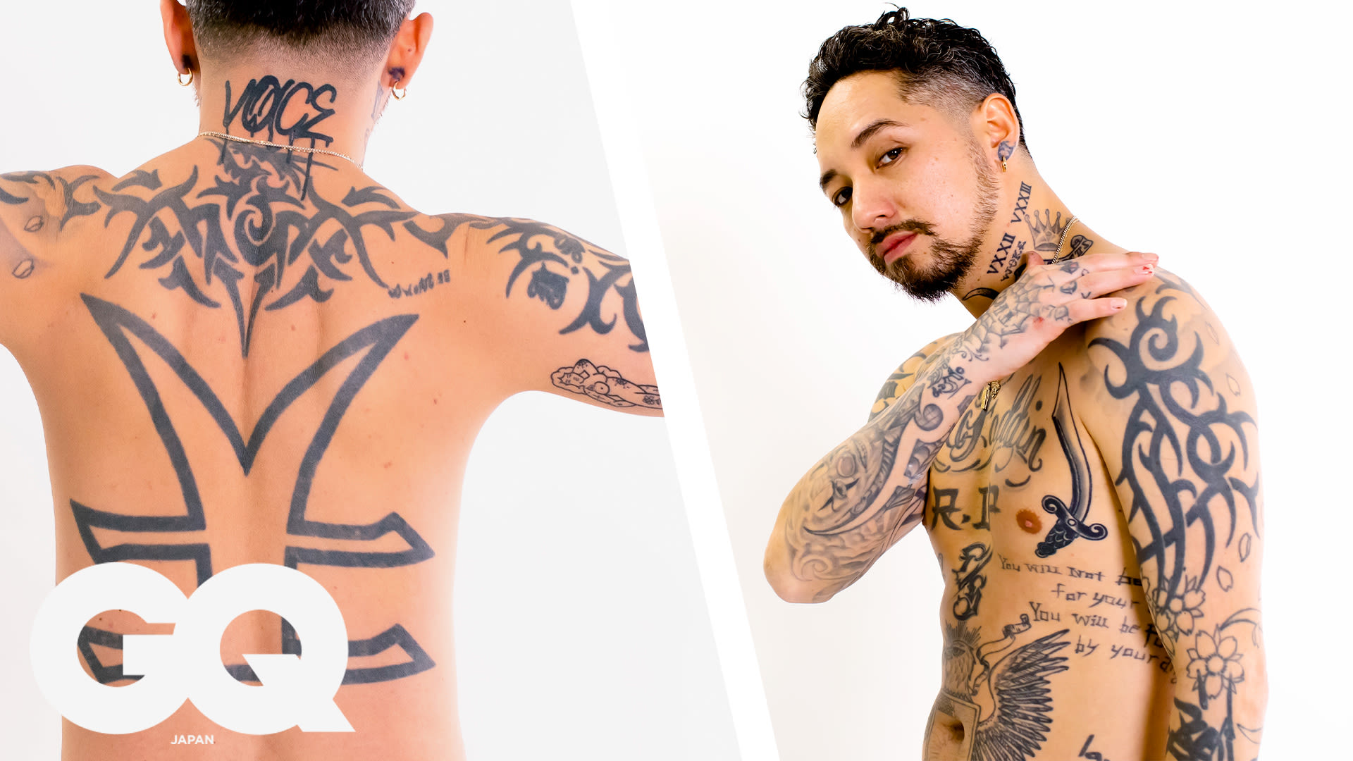 Watch JESSE（RIZE/The BONEZ）が体に刻んだタトゥーを紹介 Tattoo Tour GQ JAPAN