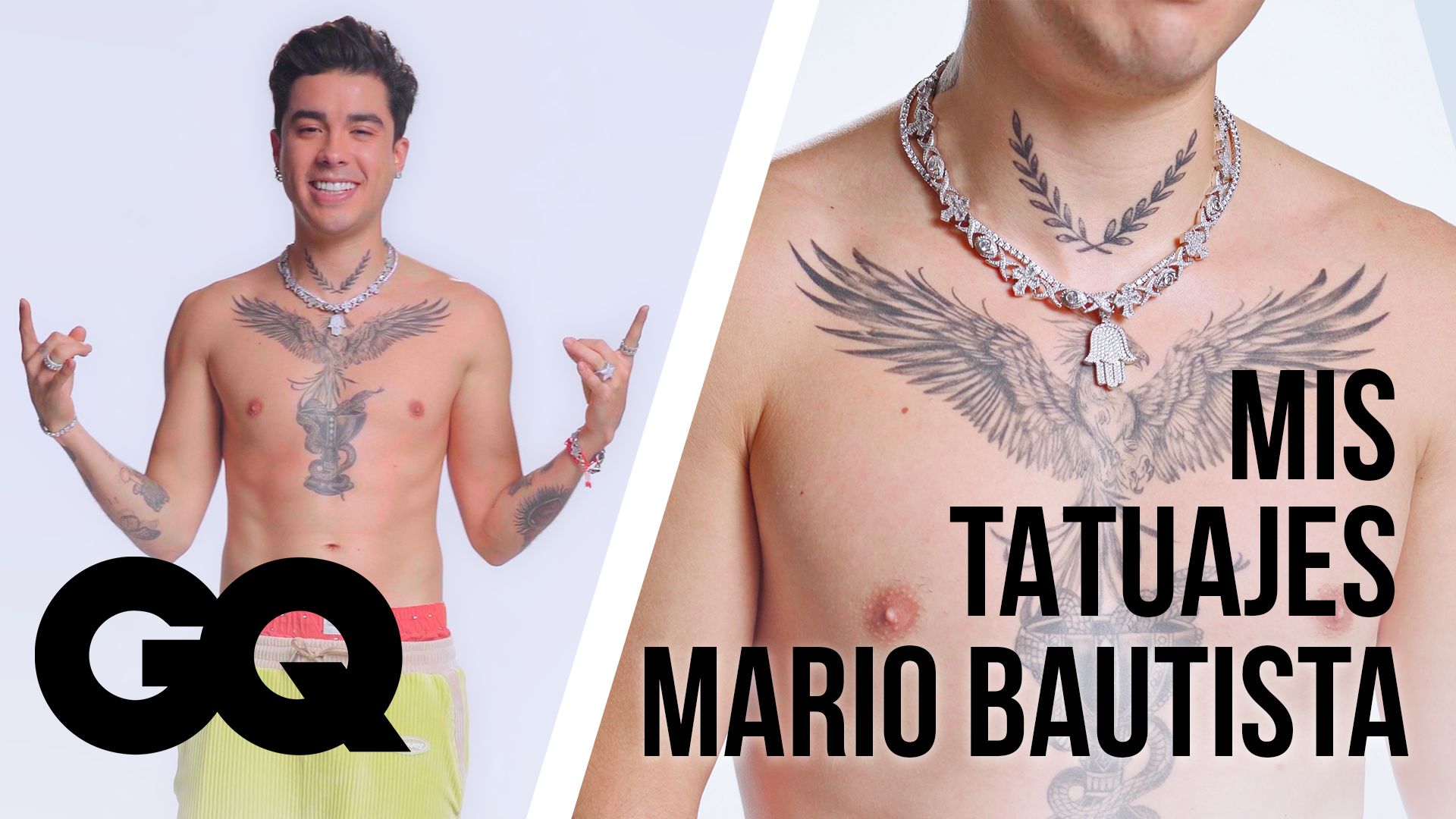 Watch Mario Bautista: Tatto Tour | Tattoo Tour | GQ