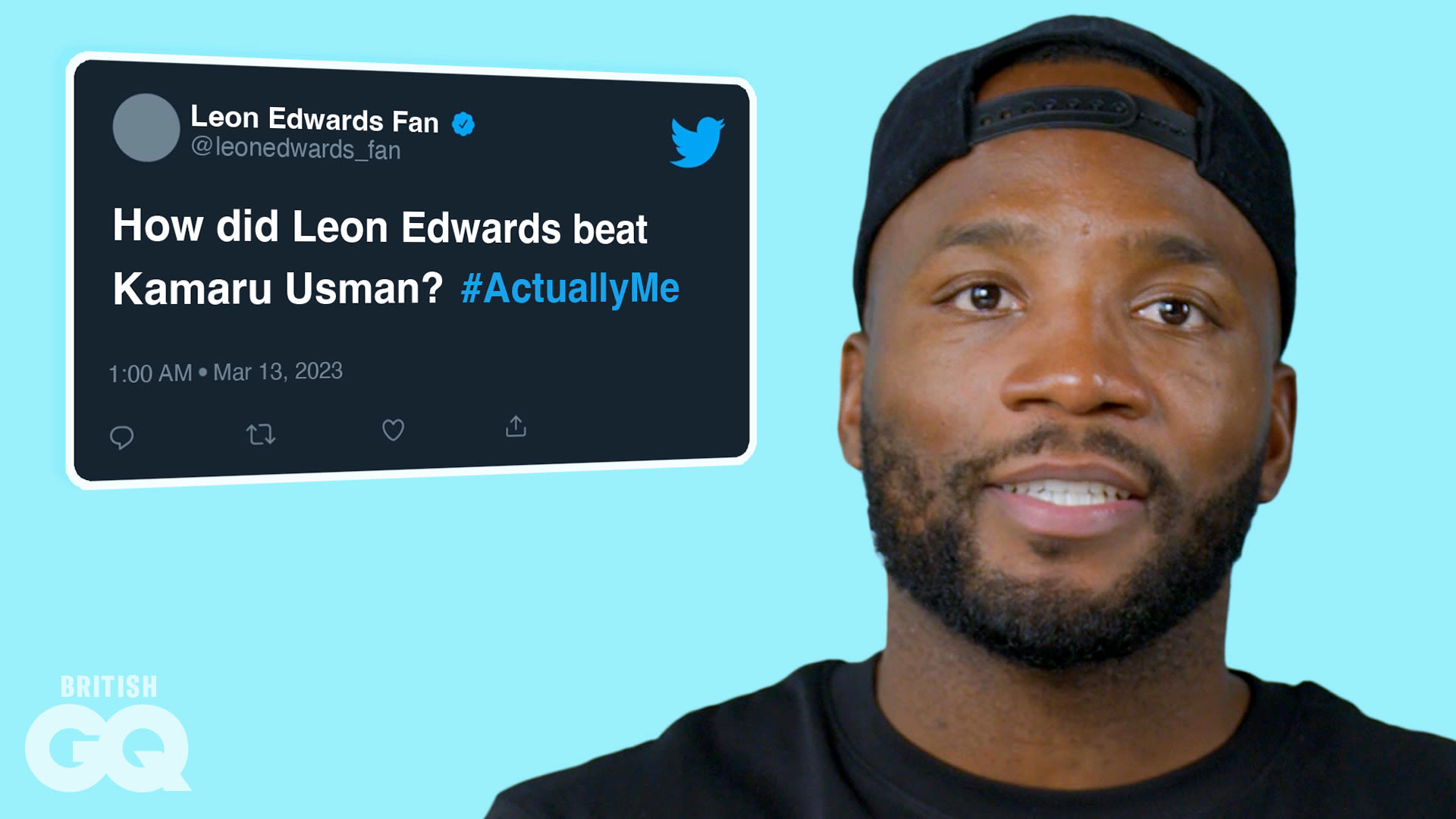 Watch UFC Champ Leon Edwards Answers Your Questions Actually Me British GQ Immagine