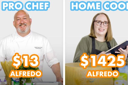 $1425 vs $13 Fettuccine Alfredo: Pro Chef & Home Cook Swap Ingredients