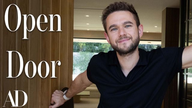 Zedd's Encino House Is an Ode to White Oak, Where Every Beam