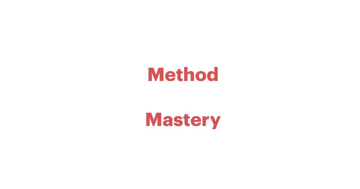Watch How To Crack Every Nut, Method Mastery