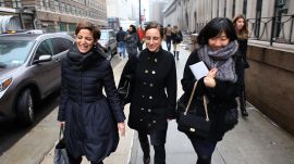 Glamour Editor in Chief Cindi Leive Fights Weather and Traffic to See Donna Karan's Collection