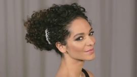 How to Do a Curly Updo in 5 Minutes or Less