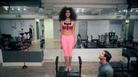 Inside Model Imaan Hammam's SLT Workout: Watch Her 5 Best Moves On the Megaformer