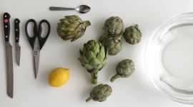 How to Trim Artichokes for Cooking Whole