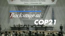 Cameron Russell Goes Backstage at the Paris Climate Talks