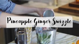 Pineapple Ginger Swizzle