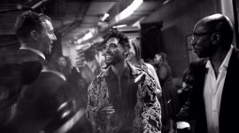 Date Night at the Grammys With Miguel and Nazanin Mandi