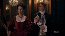 Outlander: Watch an Exclusive Clip of Claire and Jamie Fraser’s High-Stakes Dinner Party 