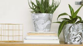 How to Make Marbled Planters