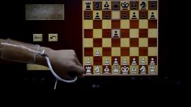 A flexible hydrogel-based touchpad lets you play chess on your arm
