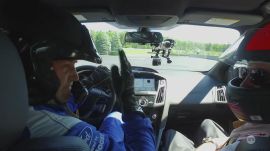 A hot lap (and drifting) with Ben Collins in a Ford Focus RS | Ars Technica