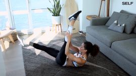 A Beginner Abs Workout You Can Do In Your Living Room