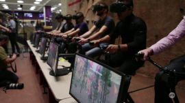 CES 2017: VirZoom VR vSports demo | Ars Technica