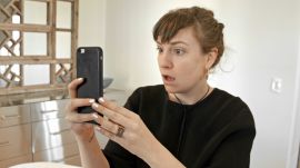 Watch Lena Dunham Test Drive the Brow Microblading Trend