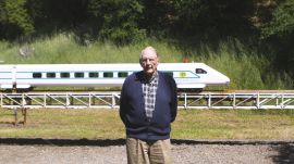 Meet the 89-Year Old Who Built a Train in His Backyard