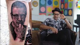 Jeff Goldblum Rates Tattoos of Jeff Goldblum