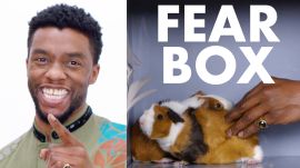 Black Panther Cast Touches a Chameleon, a Guinea Pig, and Other Weird Stuff