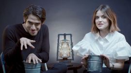 Lucy Hale and Tyler Posey Play 'Truth or Scare'      