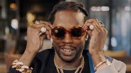 2 Chainz Checks Out DJ Khaled Inspired Sunglasses