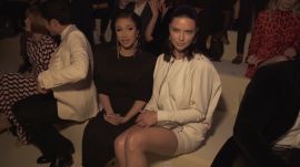 Adriana Lima Shows Us How to Do Front Row Style Like a Supermodel at the Tom Ford Show 