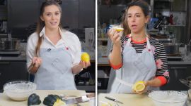 Elizabeth Olsen Tries to Keep Up with a Professional Chef