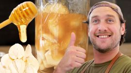 Brad Makes Fermented Garlic Honey