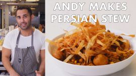 Andy Makes Khoresh Gheymeh (Persian Stew) 