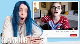 Billie Eilish Watches Fan Covers on YouTube