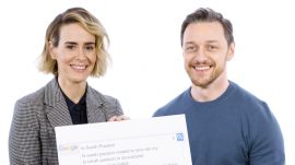 James McAvoy & Sarah Paulson Answer the Web's Most Searched Questions 