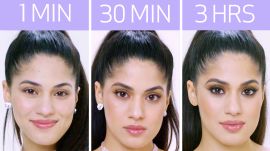 Getting Ariana Grande's Look in 1 Minute, 30 Minutes, and 3 Hours | Beauty Over Time