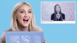 Julia Michaels Watches Fan Covers on YouTube