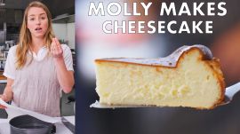 Molly Makes Burnished Basque Cheesecake