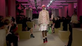 Watch Adut Akech’s Pasta-Filled Pre-Prada Show Routine