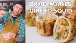 Brad Makes Grilled Stuffed Squid