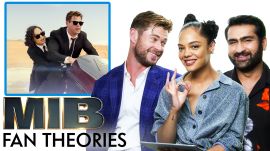 Men in Black Fan Theories with Chris Hemsworth, Tessa Thompson and Kumail Nanjiani