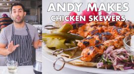 Andy Makes Chicken Skewers 