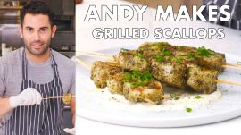 Andy Makes Grilled Scallops