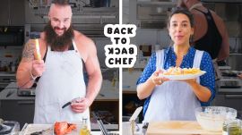 WWE Superstar Braun Strowman Tries to Keep Up with a Professional Chef