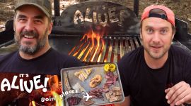 Brad Makes Surf & Turf on an Outdoor Grill Part 2