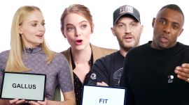 Idris Elba, Sophie Turner, & Tom Hardy Teach You the Best British Slang